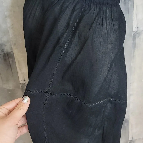 Nwot Free People Sundown Balloon Sleeve Bodysuit In Black - Picture 8 of 13